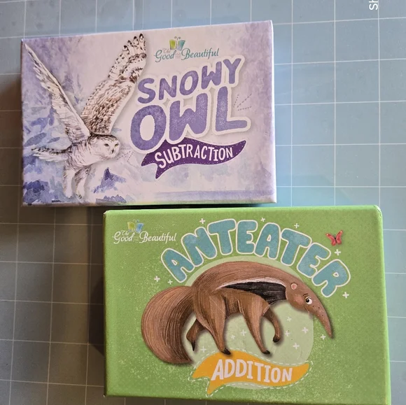 Anteater Addition & Snowy Owl Subtraction Learning Toys-NEVER USED - Picture 1 of 3